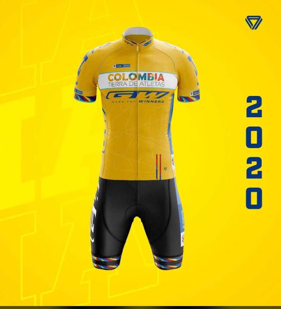 Este será el uniforme del nuevo equipo Colombia Tierra de Atletas GW