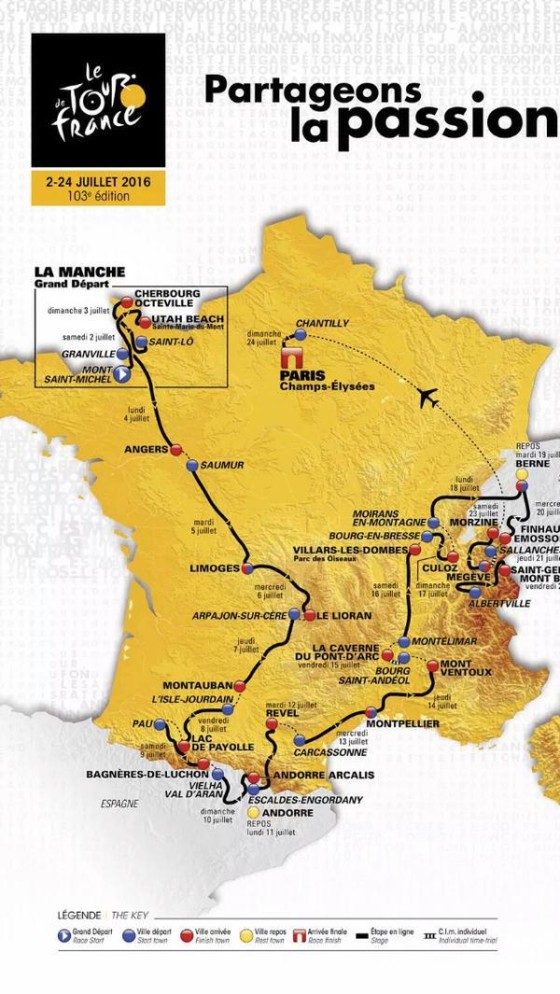 Análisis El recorrido del Tour de Francia 2016 Ciclismo Internacional