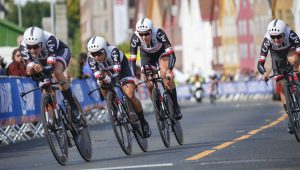 Team Time Trial 2017 WC vrouwen in Bergen