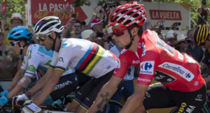 Roglic, Valverde y Superman