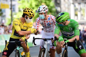 Roglic, Cosnefroy y Bennett