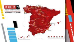 mapa recorrido vuelta a españa 2021
