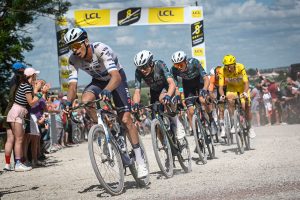 Laporte, Vingegaard, Jorgenson, Pogacar, Foto-Visma-Lease a Bike