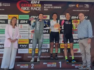 Diana Pinilla, podio 2 Catalunya Bike Race