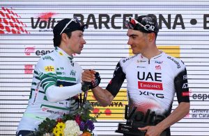 Roglic Ayuso podio final Volta Catalunya 2025