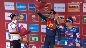 Pogacar Skjelmose Evenepoel