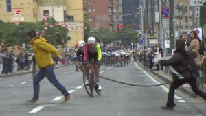 Giro e6 protesta