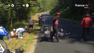 Caída Tour de France