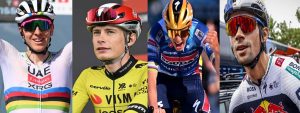 Evenepoel Roglic Vingegaard Pogacar