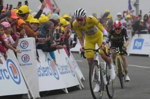 Pogacar Vingegaard tdf 2025
