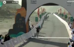 Voisard gana frente a Eulálio e Higuita la tercera etapa del AlUla Tour 2026 (captura TV)