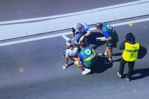 Narváez accidentado en Tour Down Under