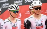 Tadej Pogacar (UAE) y Florian Vermeersch (UAE) en 2025