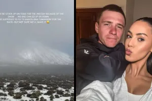 Remco, atrapado en la nieve: su participación en Catalunya está en duda