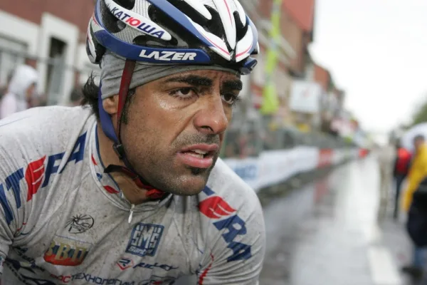 Danilo Napolitano cuando era ciclista profesional. (