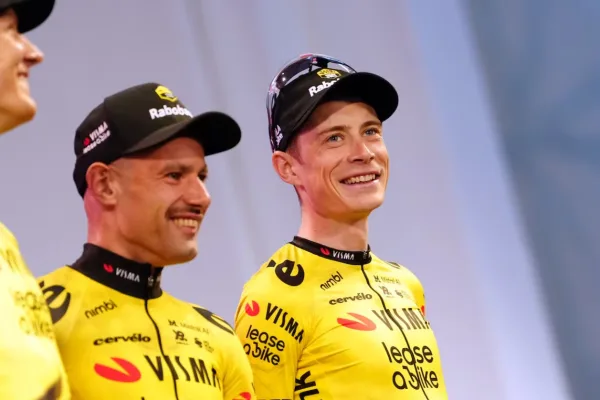 Jonas Vingegaard (Visma - Lease a Bike) en la presentación de equipos del Giro d´Italia 2026