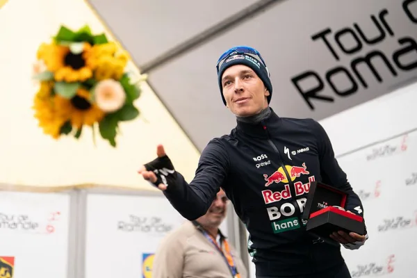 Florian Lipowitz (Red Bull - BORA -hansgrohe) en el Tour de Romandía 2026
