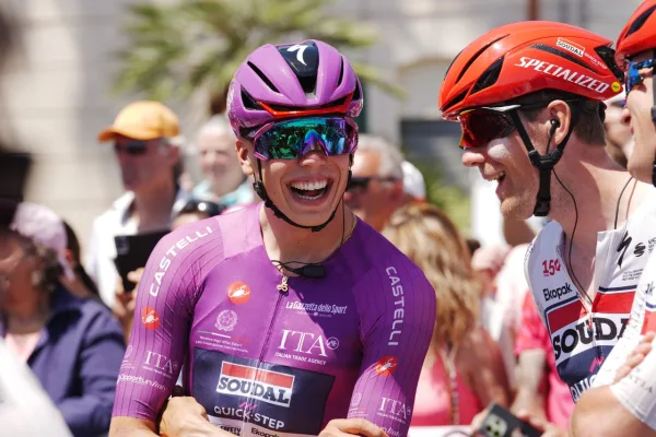 Paul Magnier (Soudal - QuickStep) antes de la etapa 12 del Giro d´Italia 2026