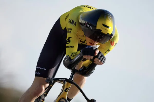 Matteo Jorgenson en contrarreloj