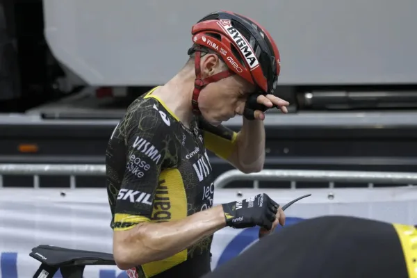 Jonas Vingegaard (Visma) tras la etapa 6 del Tour de France 2026