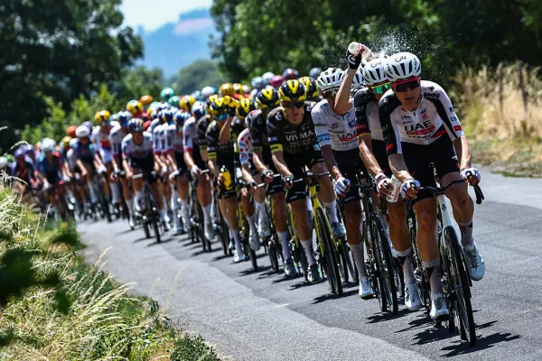 El pelotón en el Tour de France 2026
