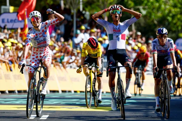 Pogacar y Del Toro en el Tour de France