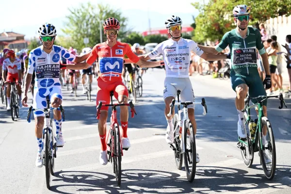 Santiago Buitrago (montaña), Enric Mas (general), Oscar Onley (jovenes) y Wout van Aert (puntos), los ganadores de las mallas de La Vuetla 2026