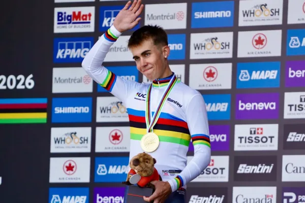 Benjamín Noval (España), ganador de la contrarreloj junior del Mundial de Montreal 2026