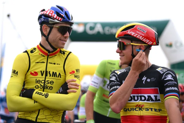 Wout van Aert y Remco Evenepoel en 2024